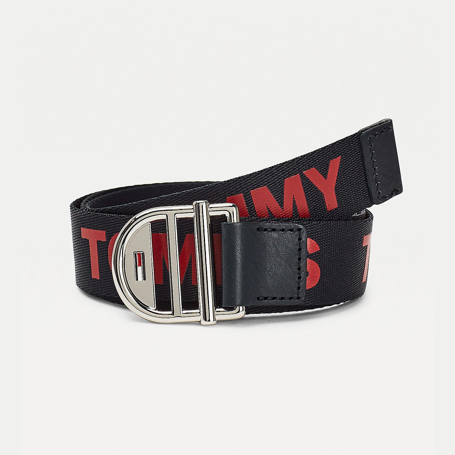 Tommy Jeans Webbing Belt Black AW0AW09111 - 0GY - бренд tommy hilfiger 28 34 прямые