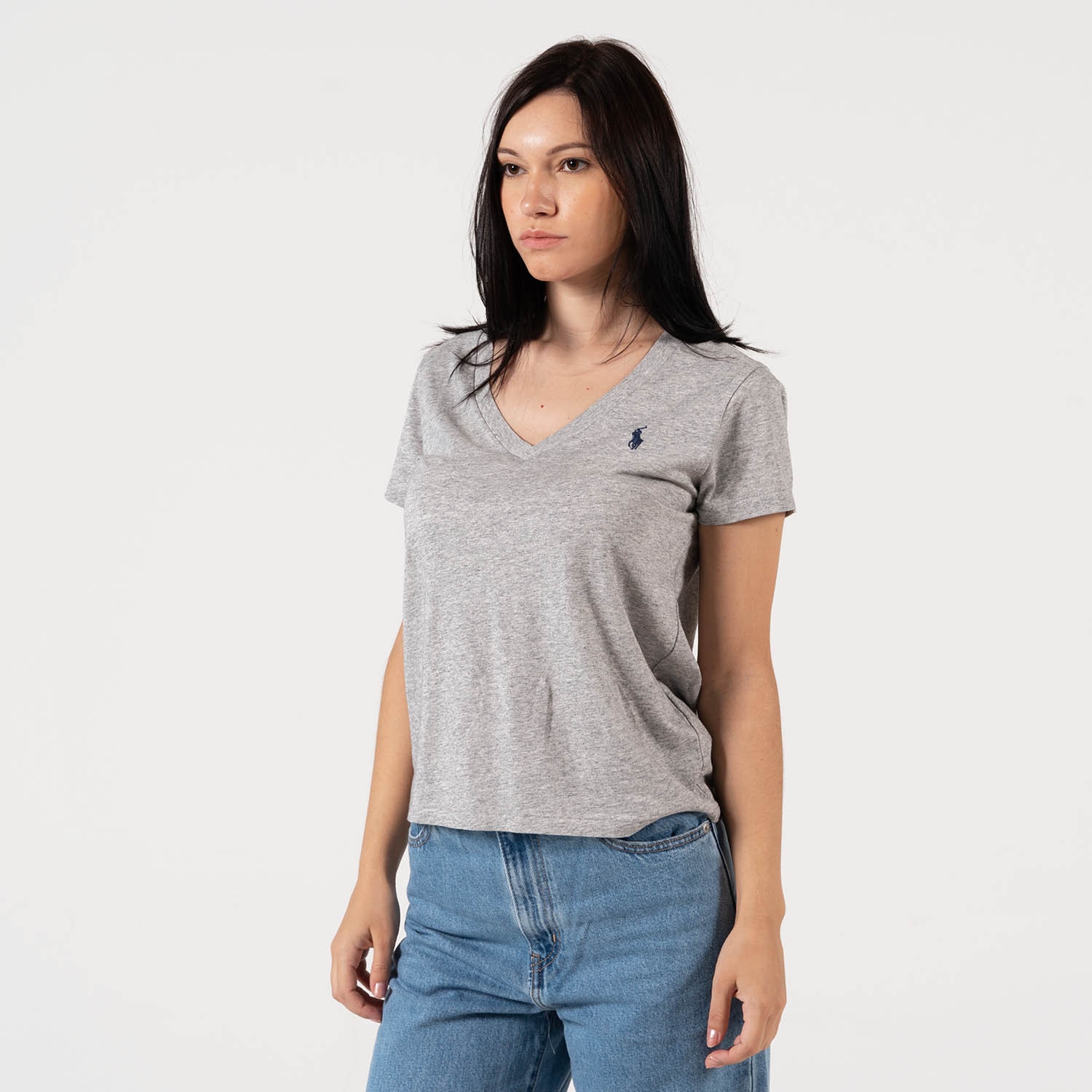 Ralph Lauren Polo Womens V-Neck Jersey T-Shirt