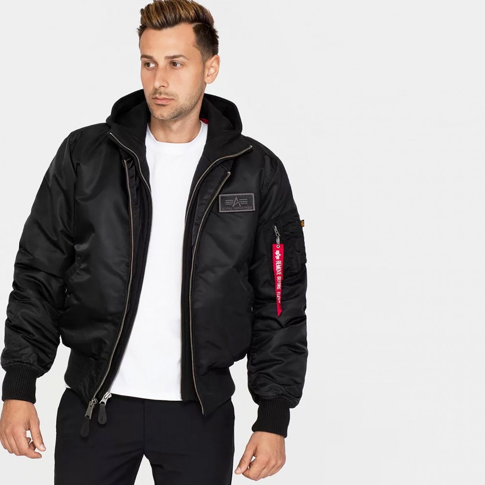 Tec Men's Jacket Black 183110/515 - 1 D - izzue logo patch shearling jacket  - Alpha Industries MA