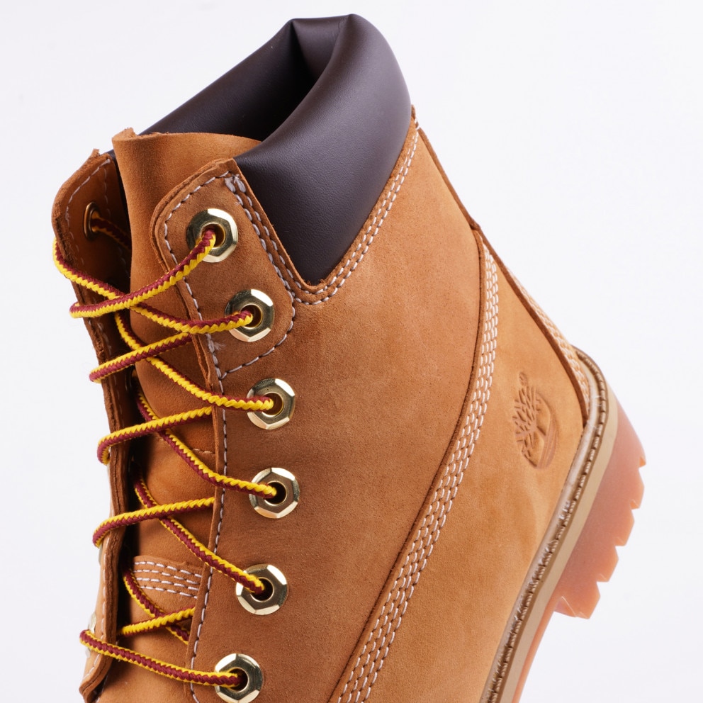 Timberland Kids 6Inch Prem Wheat Nubuc Yellow - Παιδικό Μποτάκι