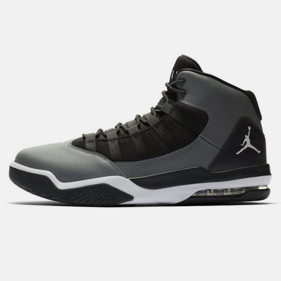 jordan max aura grey and black