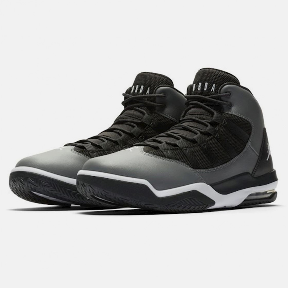 jordan max aura grey and black