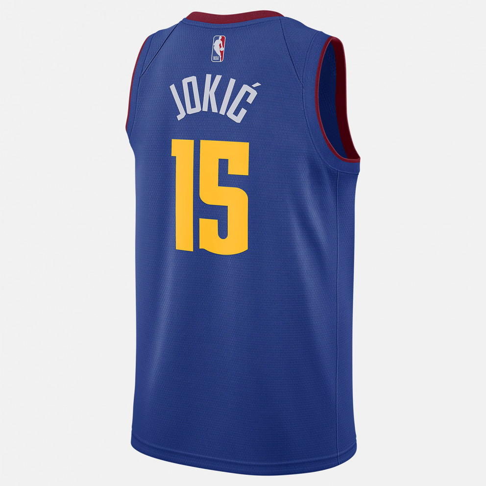 Jordan NBA Nikola Jokic Denver Nuggets Statement Edition 2020 Men's Jersey Blue CV9475-400