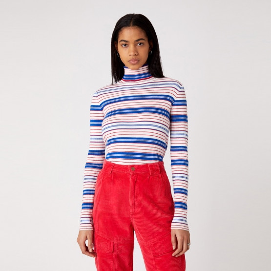 Wrangler Turtle Neck Women's Long-sleeve Blouse