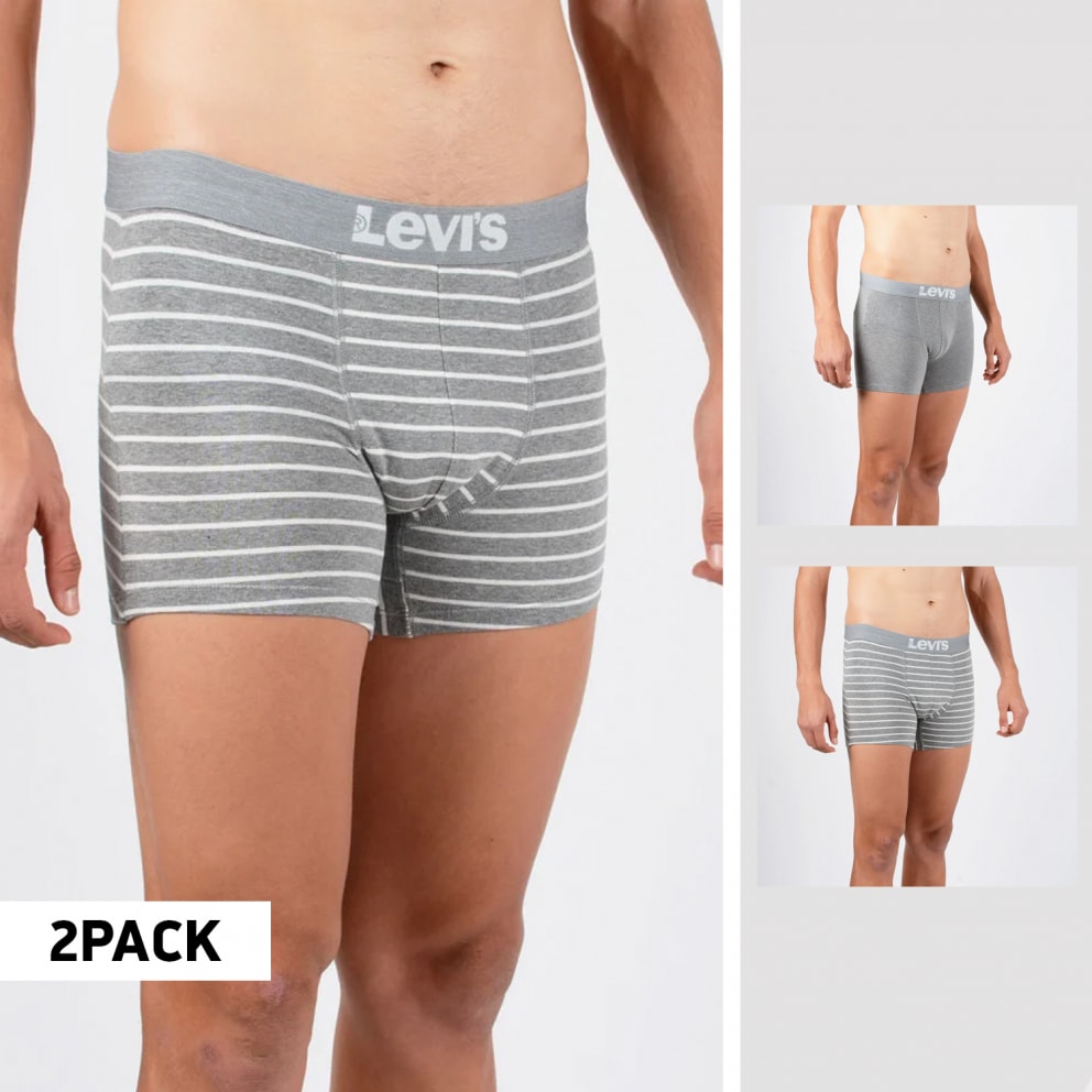 Levi's Men's 2-Pack Vintage Stripe Yd Boxer Brief