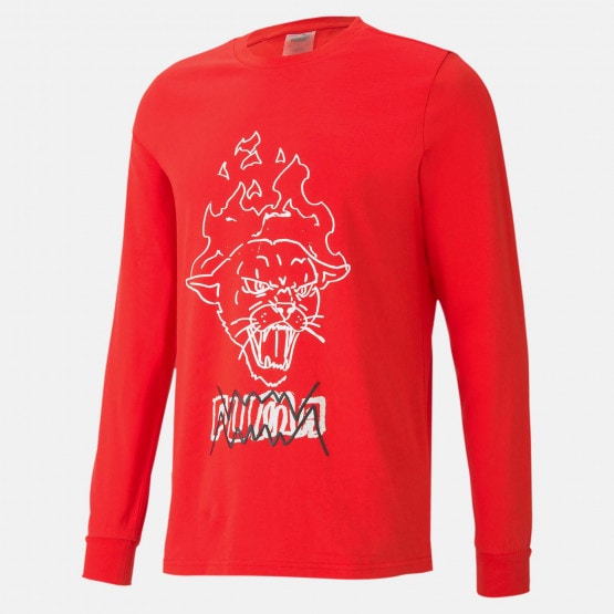Puma Franchise Graphic Ανδρική Μακρυμάνικη Μπλούζα