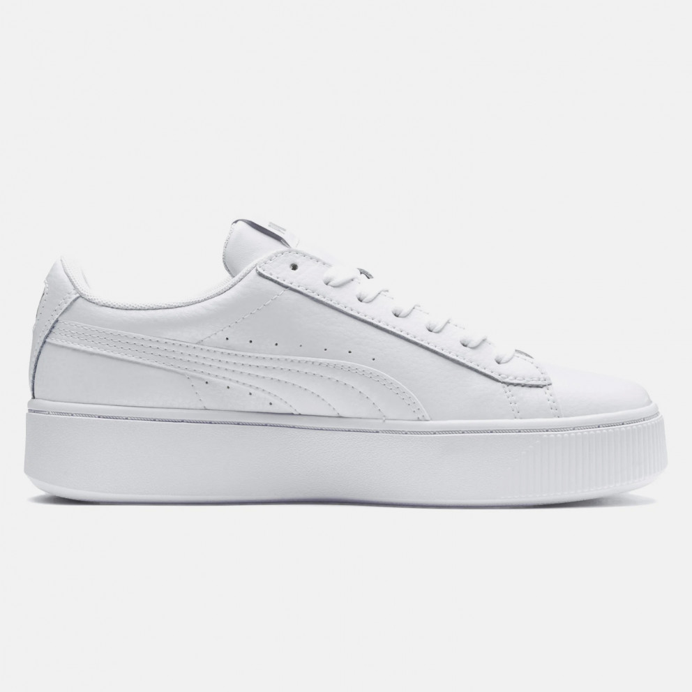 puma vikky stacked white