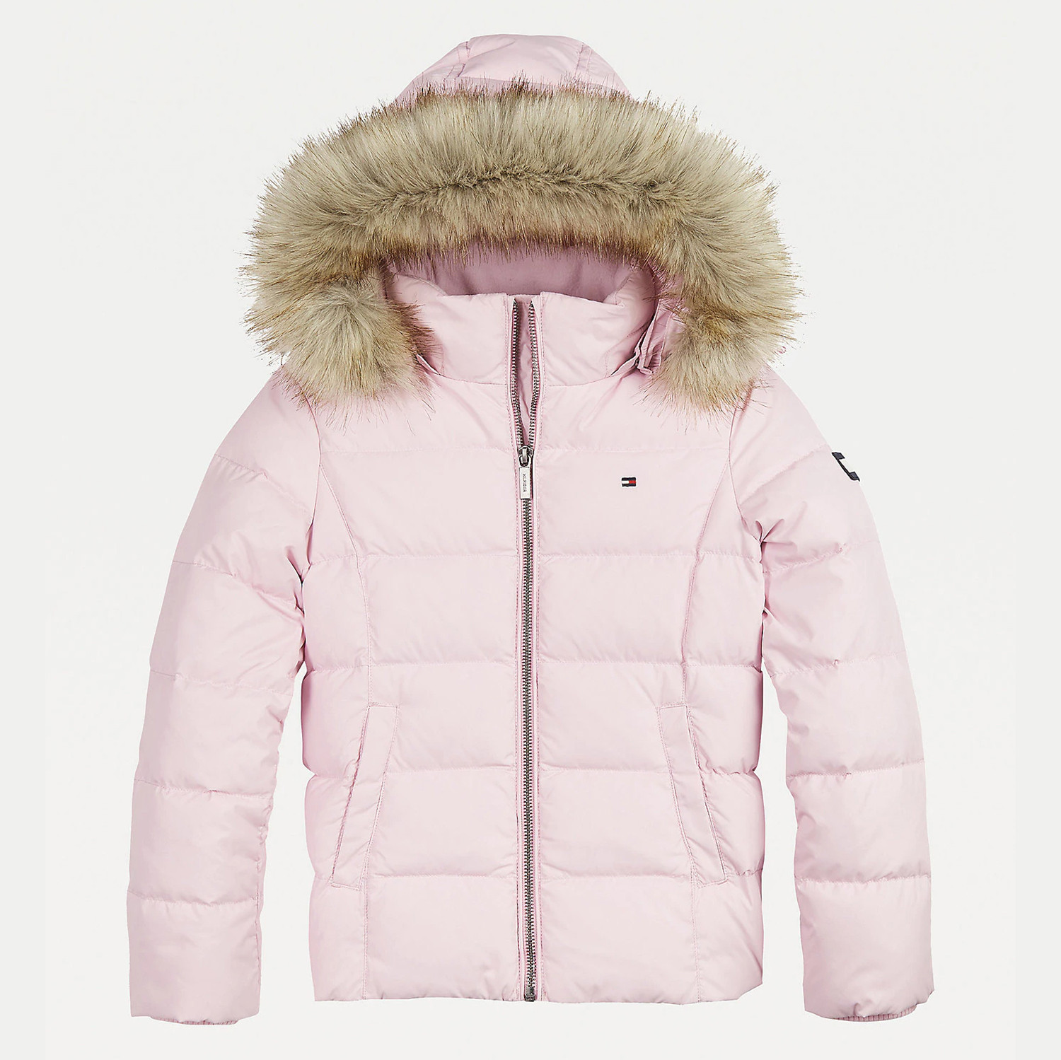 tommy jeans essential down jacket white