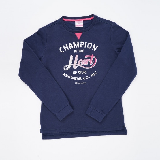 Champion Crewneck Παιδική Μακρυμάνικη Μπλούζα