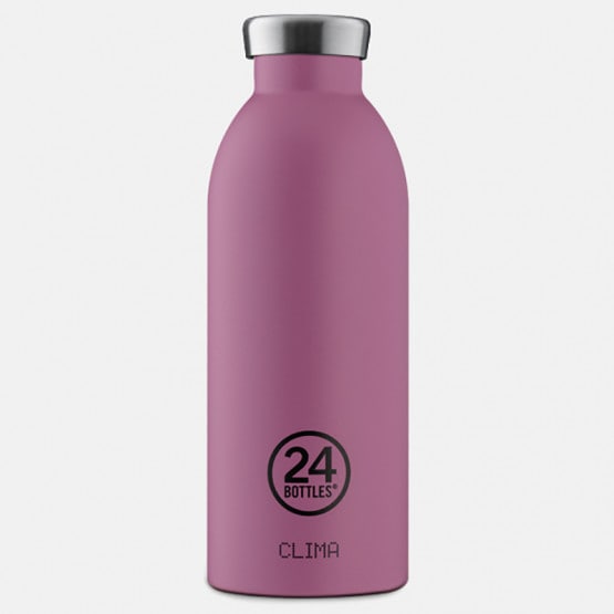 24Bottles Clima Mauve Steel Bottle 500 ml