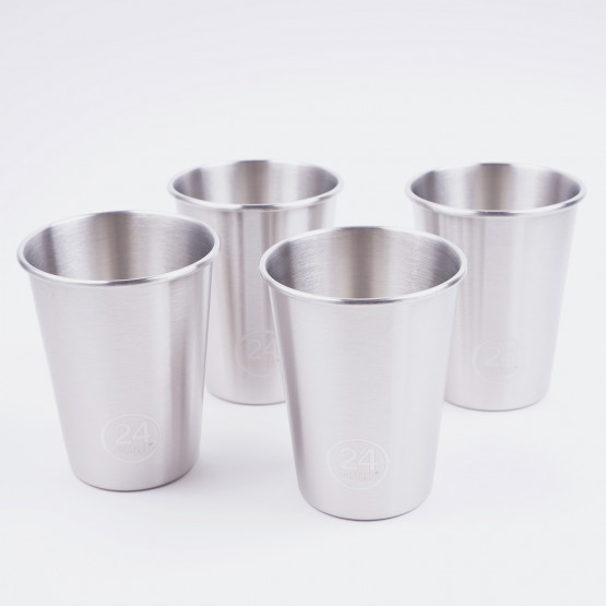 24Bottles 350ml Stainless Steel Party Cups 4pcs