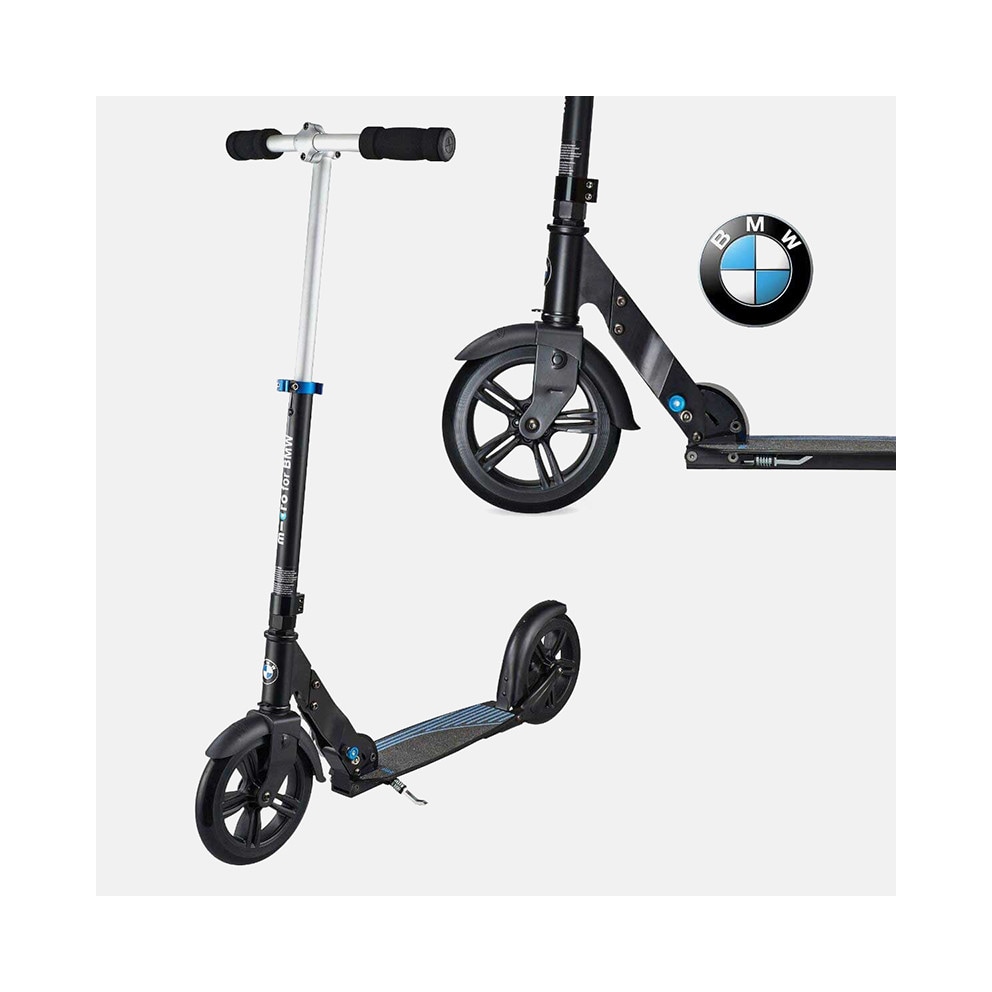 Micro x BMW Black Scooter