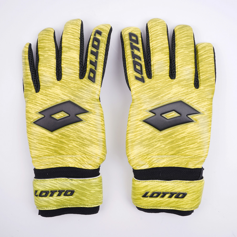 27S - Lotto Glove Gk 700 Men's Goalkeeper Gloves Yellow Black 