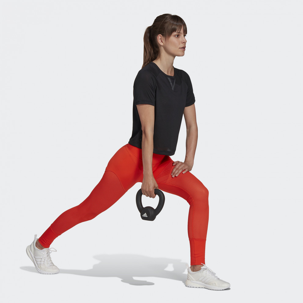 adidas Performance Crop Karlie Kloss Fitness Γυναικείο Μπλουζάκι