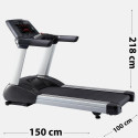 Amila Treadmill ΤΑ-7715, 218 x 100 x 150 cm