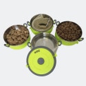 Healthy Human Travel Pet Bento Σετ 2 Δοχείων Φαγητού για Κατοικίδια
