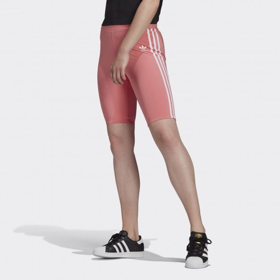 Adidas biker on sale shorts pink