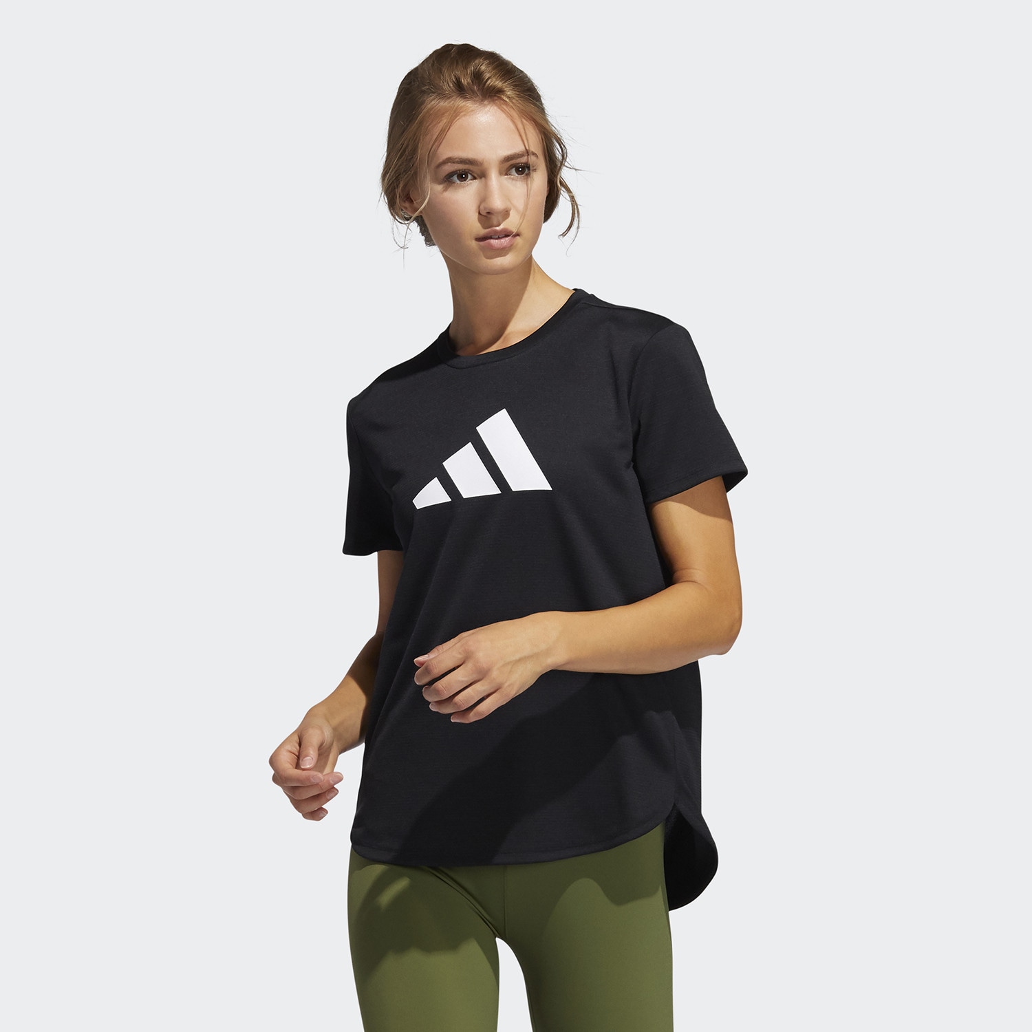 adidas Performance 3 Bar Logo Γυναικείο T-shirt (9000069010_1480)