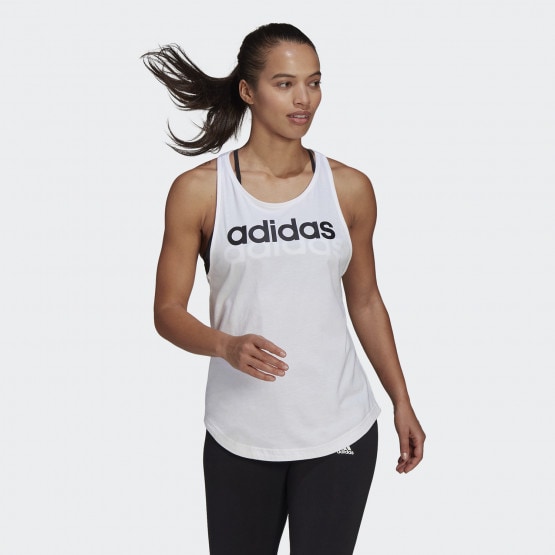 adidas Sportswear Loungewear Essentials Loose Logo Γυναικεία Αμάνικη Μπλούζα