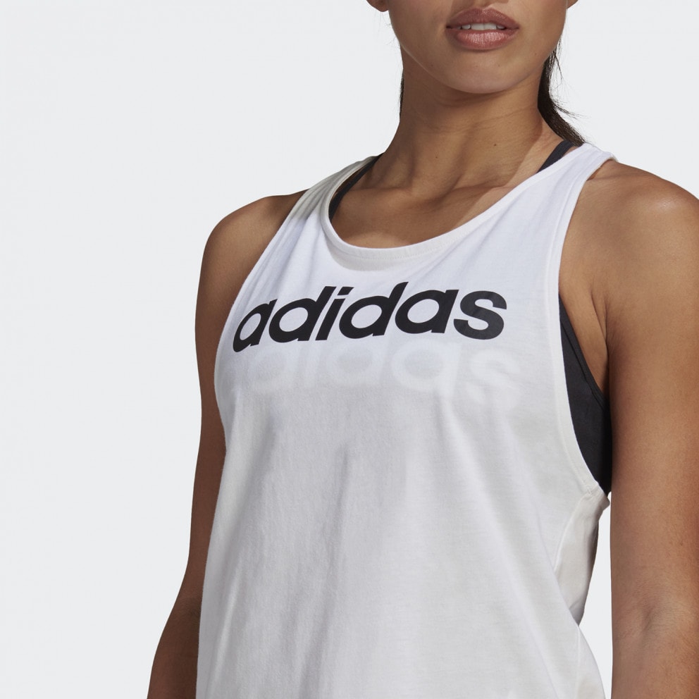 adidas Sportswear Loungewear Essentials Loose Logo Γυναικεία Αμάνικη Μπλούζα