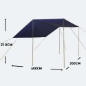 Escape Σκίαστρο 300 X 400 X 210 Cm (5 Ατόμων)