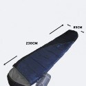 Escape Single SLeeping Bag Winter Ii Semi-Mummy 230 X 85 X 65 Cm