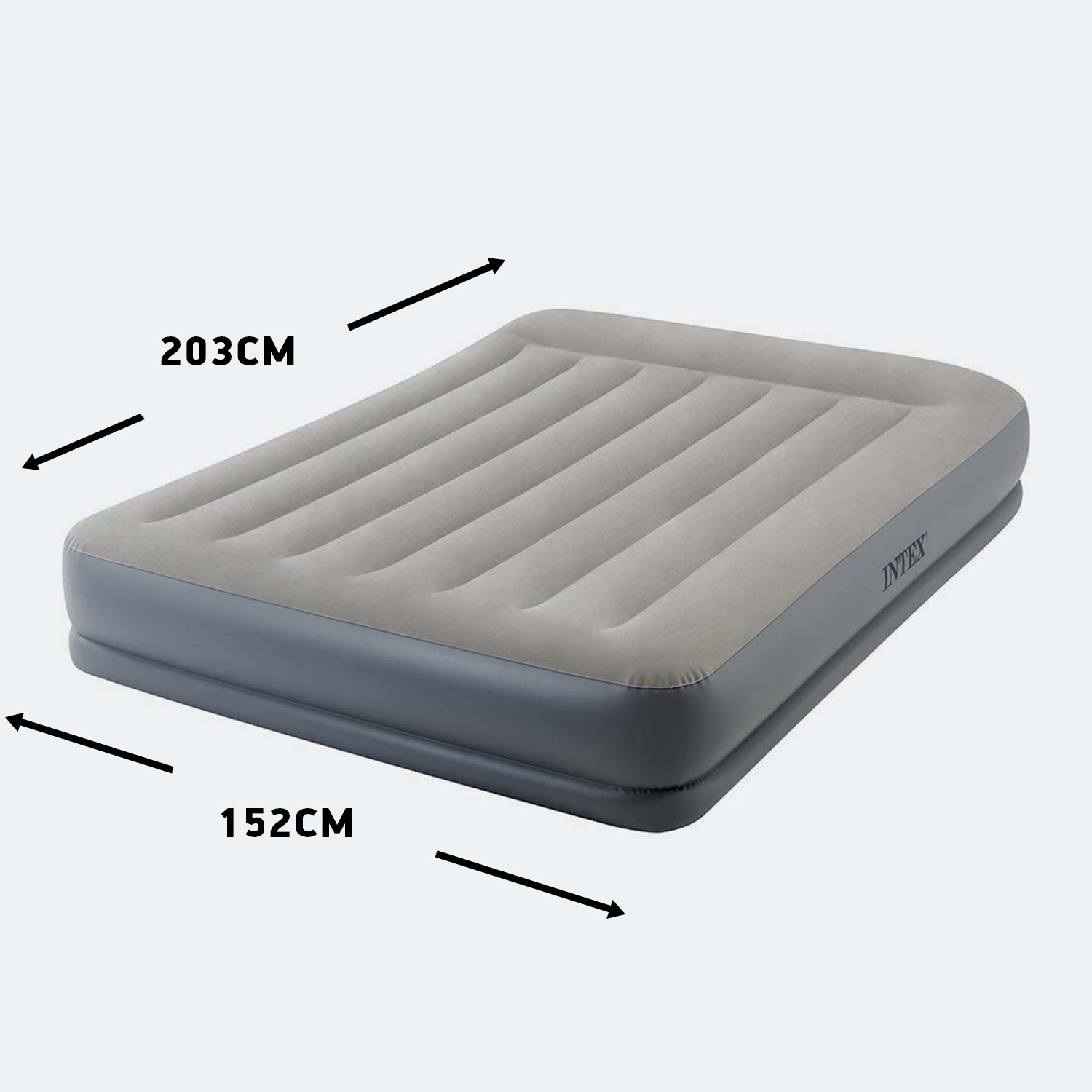 INTEX Pillow Rest Mid-Rise Double Airbed Matress 152 X 203 X 30 Cm (9000010963_17029)