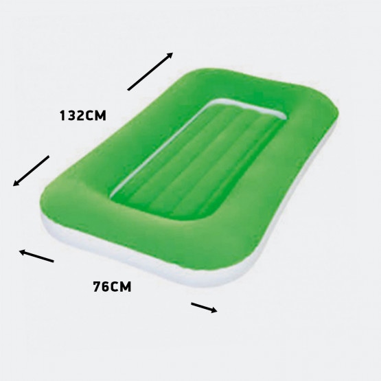 Bestway Αερόστρωμα Βελούδινο Παιδικό Kiddie Πράσιν 132 X 76 X 20 Cm