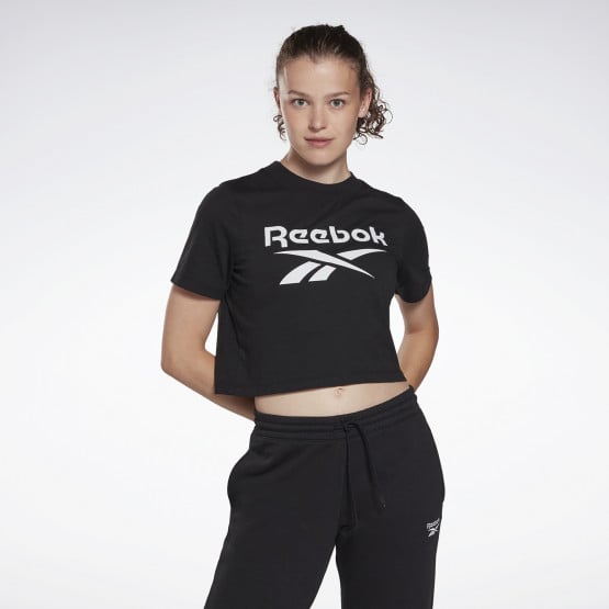 shirt BLACK GI6703 - Reebok Sport Identity Cropped Women's T