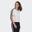 Essentials Loose 3-Stipes Γυναικείο Crop T-shirt