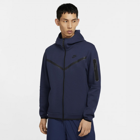 blue nike tech jacket