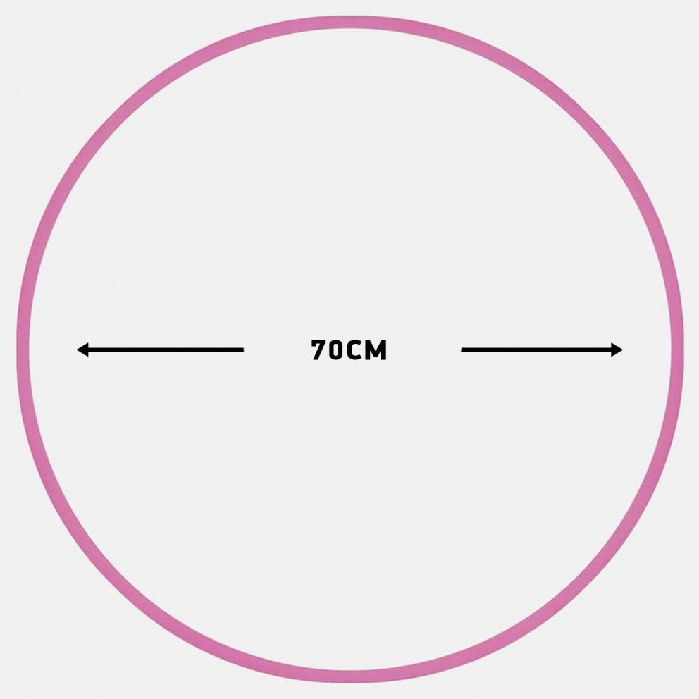 Amila Χούλα-Χουπ 70Cm - Φ19Mm - 230Gr, Ροζ