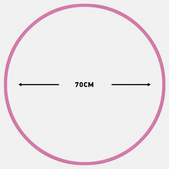 Amila Χούλα-Χουπ 70Cm - Φ19Mm - 230Gr, Ροζ
