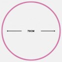Amila Χούλα-Χουπ 70Cm - Φ19Mm - 230Gr, Ροζ