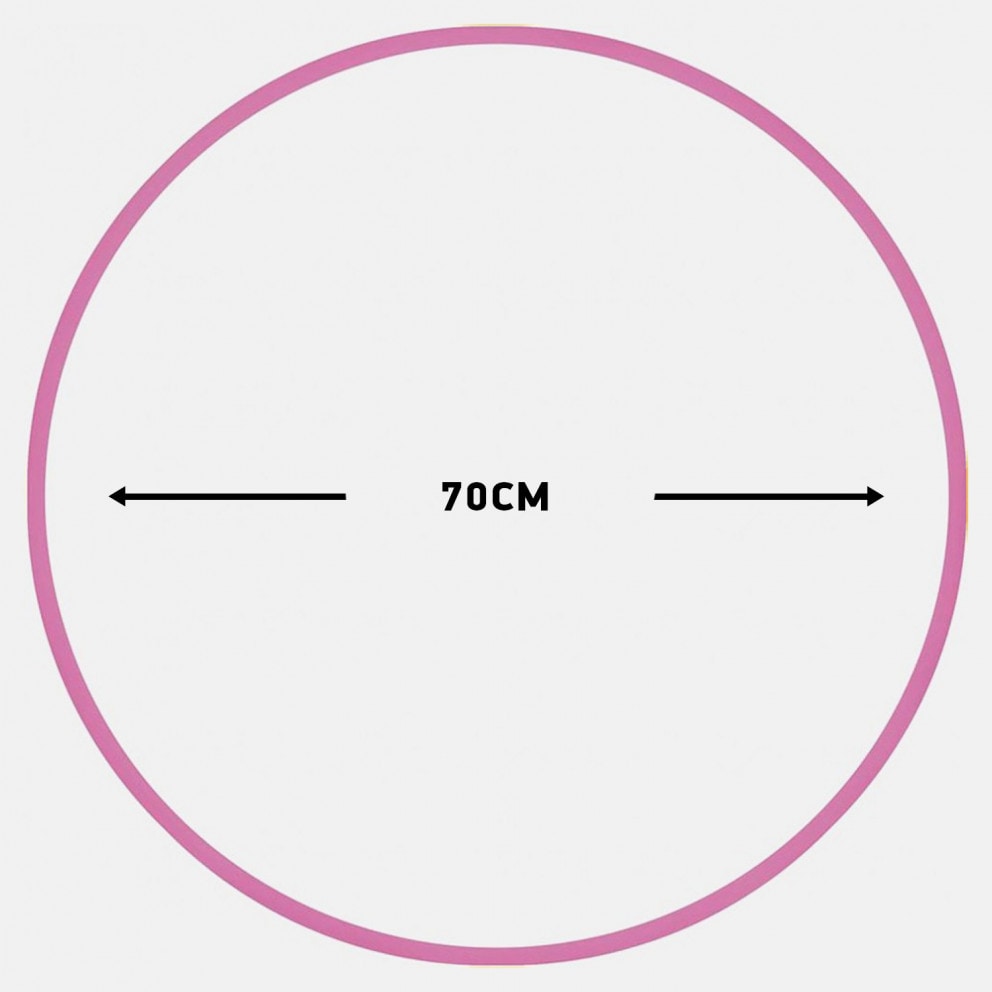 Amila Χούλα-Χουπ 70Cm - Φ19Mm - 280Gr, Ροζ