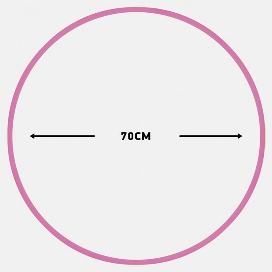 Amila Χούλα-Χουπ 70Cm - Φ19Mm - 280Gr, Ροζ