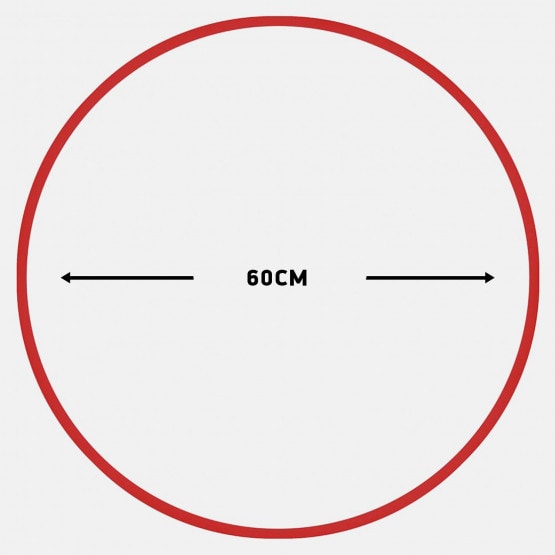 Amila Χούλα-Χουπ 60Cm - Φ19Mm - 230Gr, Κόκκινο