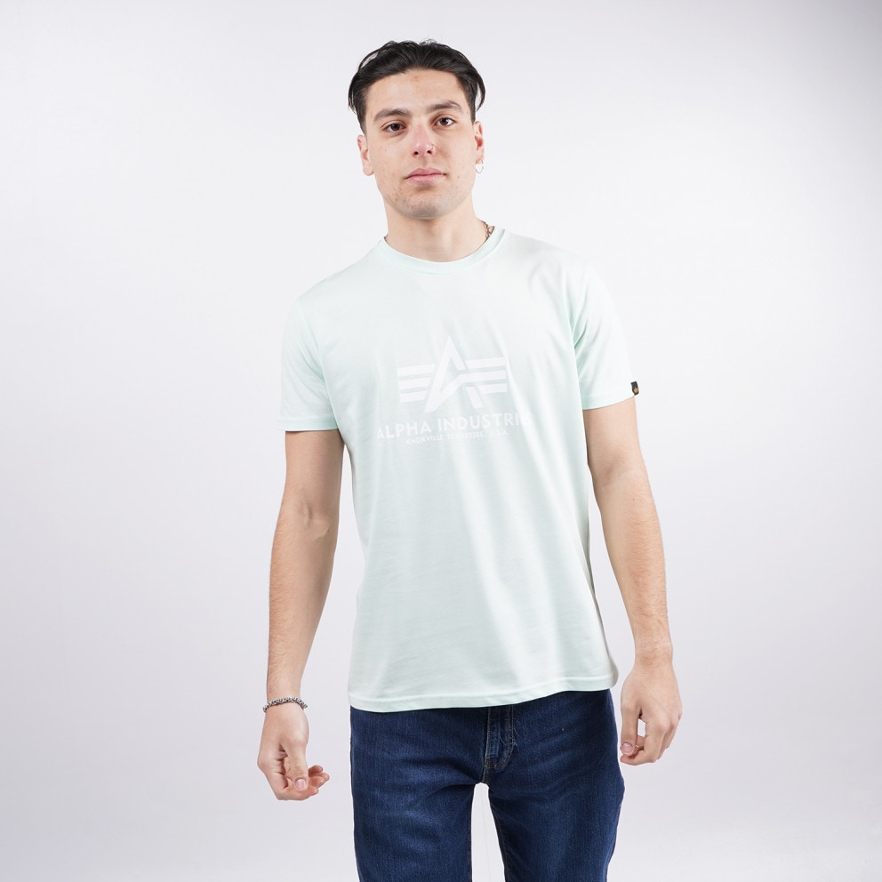 Alpha Industries Basic Men s T Shirt Light Green 100501 43 Two
