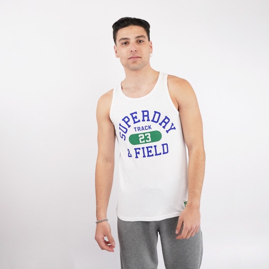 Superdry Track And Field Graphic Vest Ανδρικό Αμάνικο T-shirt