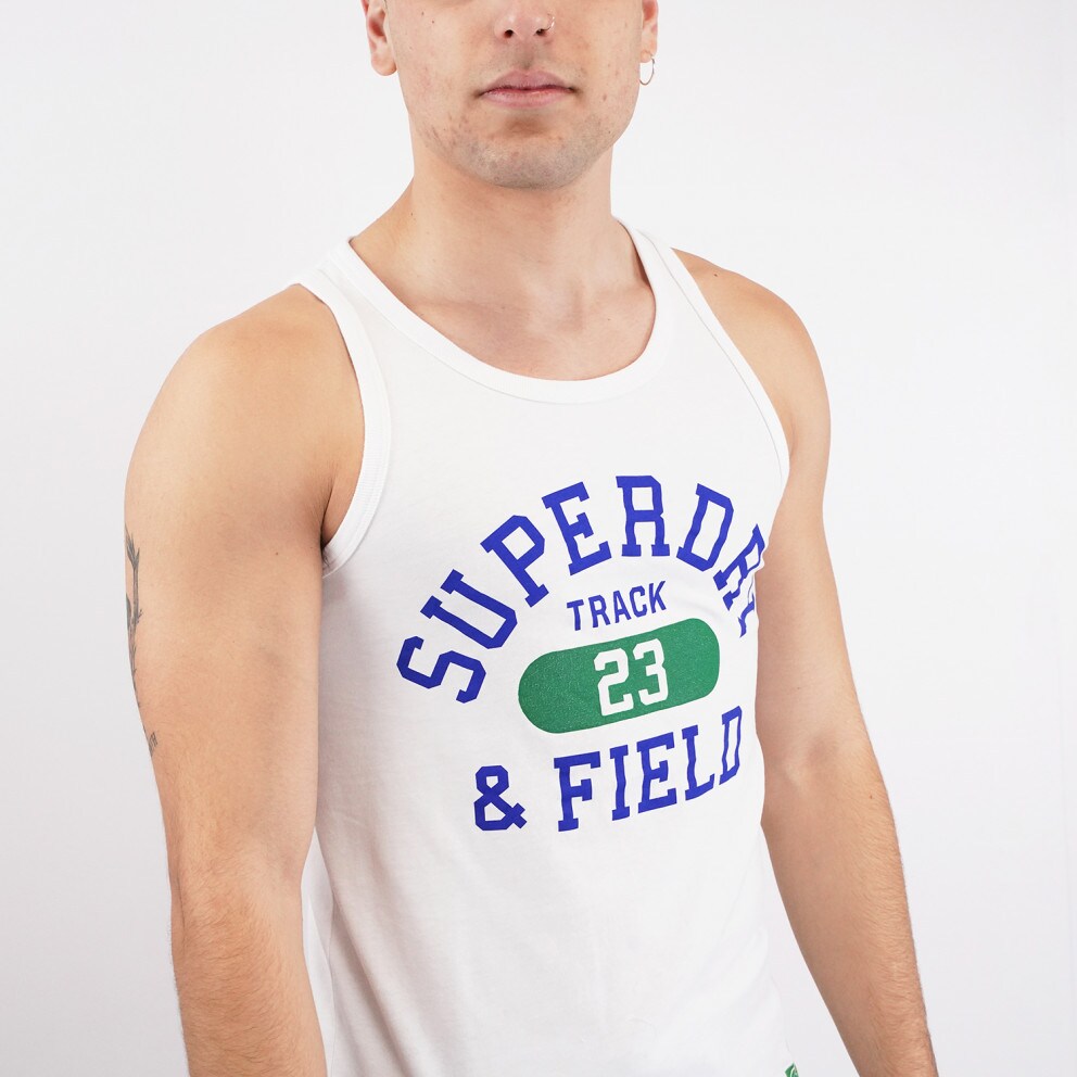 Superdry Track And Field Graphic Vest Ανδρικό Αμάνικο T-shirt