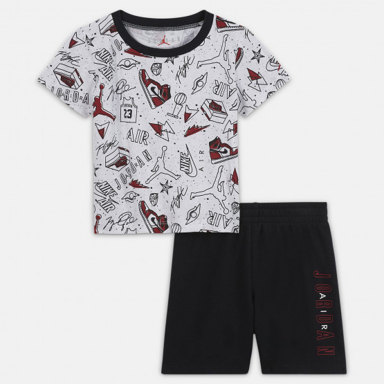 Jordan Jumping Big Air Tee & Short Βρεφικό Σετ