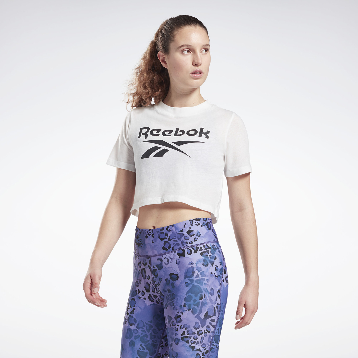 Reebok Sport Identity Cropped Γυναικείο T-shirt (9000069289_1540)
