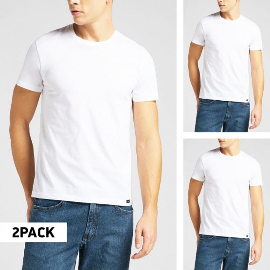 Lee Twin Pack Crew 2 Pack Ανδρικά T-shirt