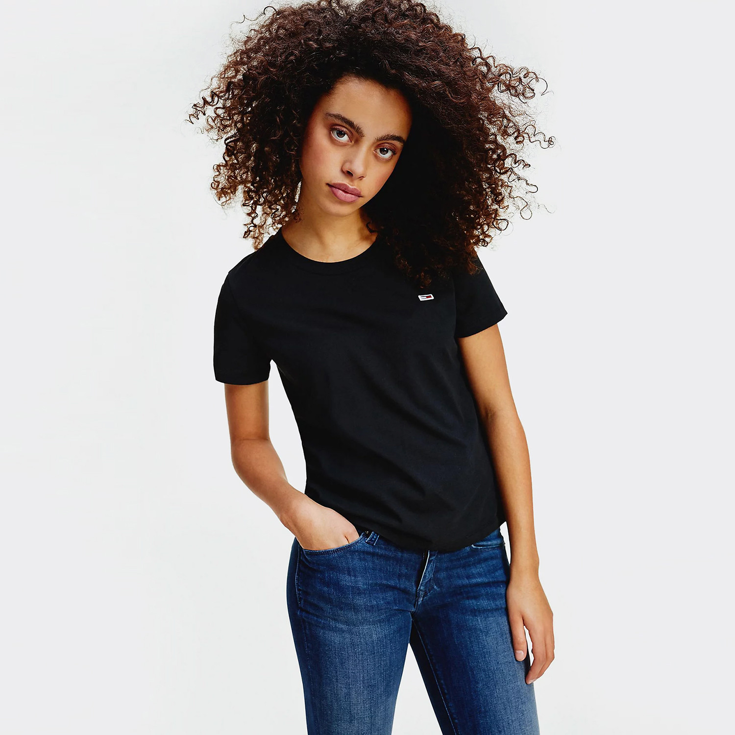  Tommy Jeans Regular Jersey Γυναικεία Μπλούζα (9000074686_1469) 2025