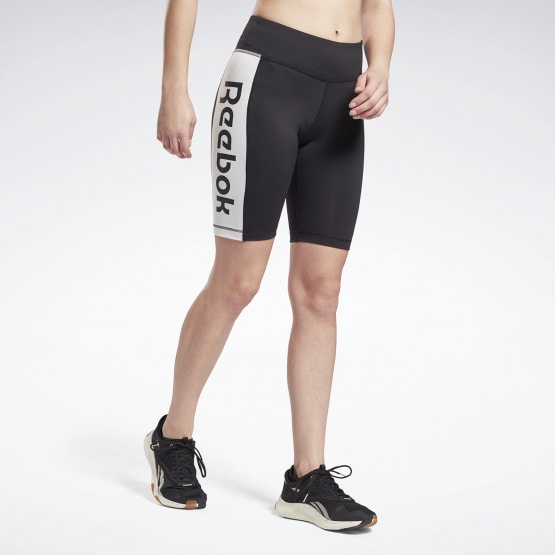 Reebok Sport Linear Logo Γυναικείο Biker Σορτς