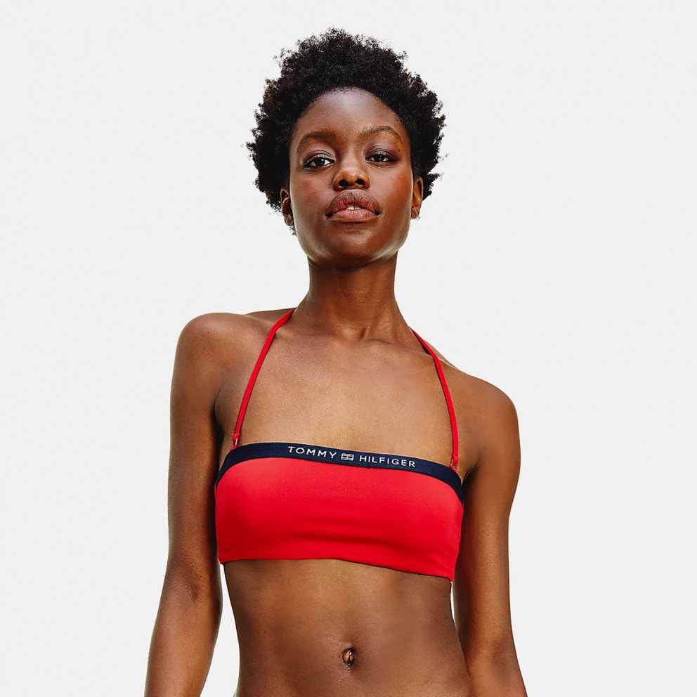 XLGB - Tommy Jeans Bandeau Women's Bikini Top Red UW02707 - Tommy