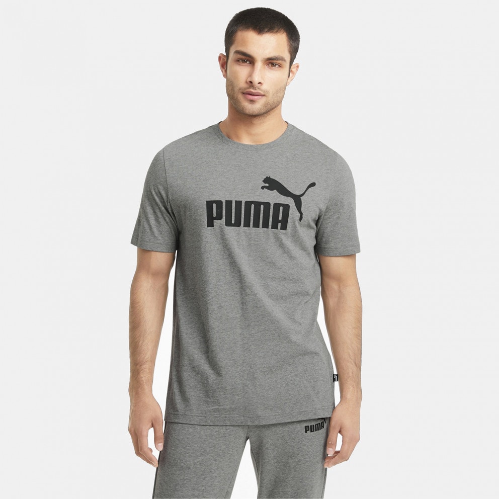 Puma rihanna Essentials Logo Men's T - 03 - PUMA rihanna x ATTÈMPT woven  label at tongue - Shirt Grey 586666