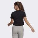 adidas Essentials Loose 3-Stipes Γυναικείο Crop T-shirt