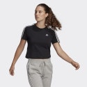 adidas Essentials Loose 3-Stipes Γυναικείο Crop T-shirt