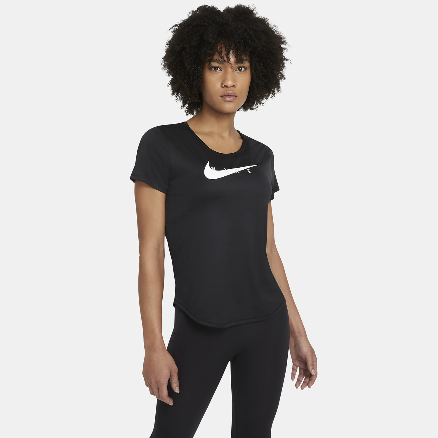 Nike Swoosh Γυναικείο T-Shirt Για Τρέξιμο (9000076787_8621) 90000767878621